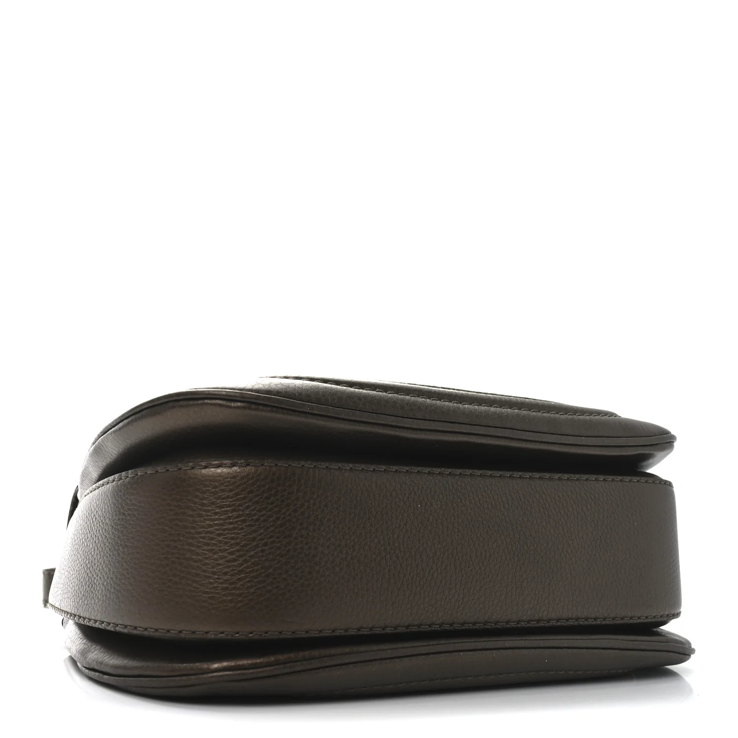 Metallic Calfskin Medium New Bamboo Top Handle Bag Bronze - Top Club