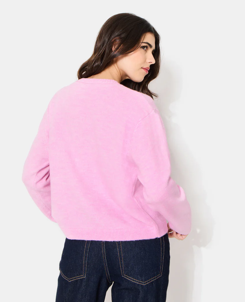 Pimkie Gilet col rond avec boutons effet nacre