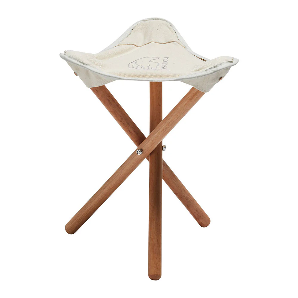 Nordisk Rebild Wooden Stand beige - Taburete de glamping
