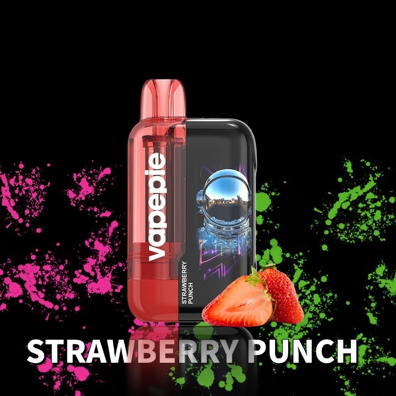 Jahodový punč🔥 TK × VAPEPIE Ultra Phantom 30 000 Potahů