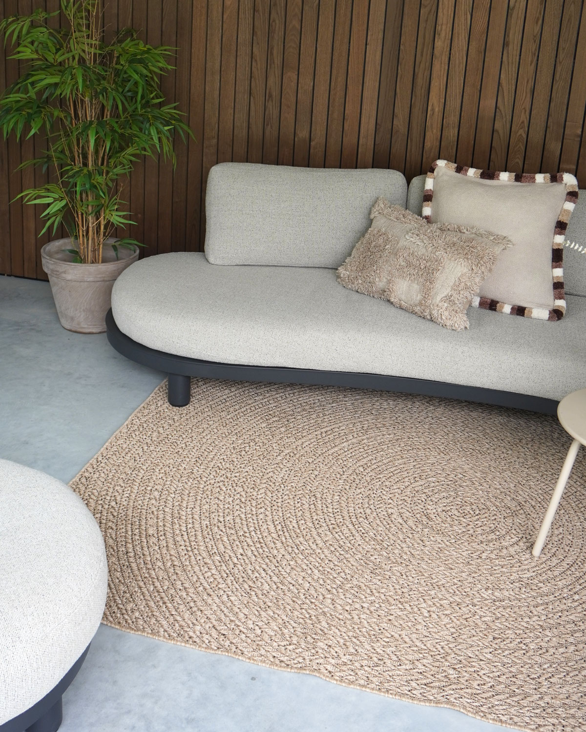 Vloerkleed binnen- en buiten Set nature 240x2340 cm