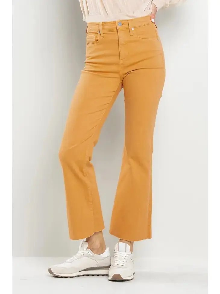 Mind High Rise Kick Flare Pants - ALJEGJ