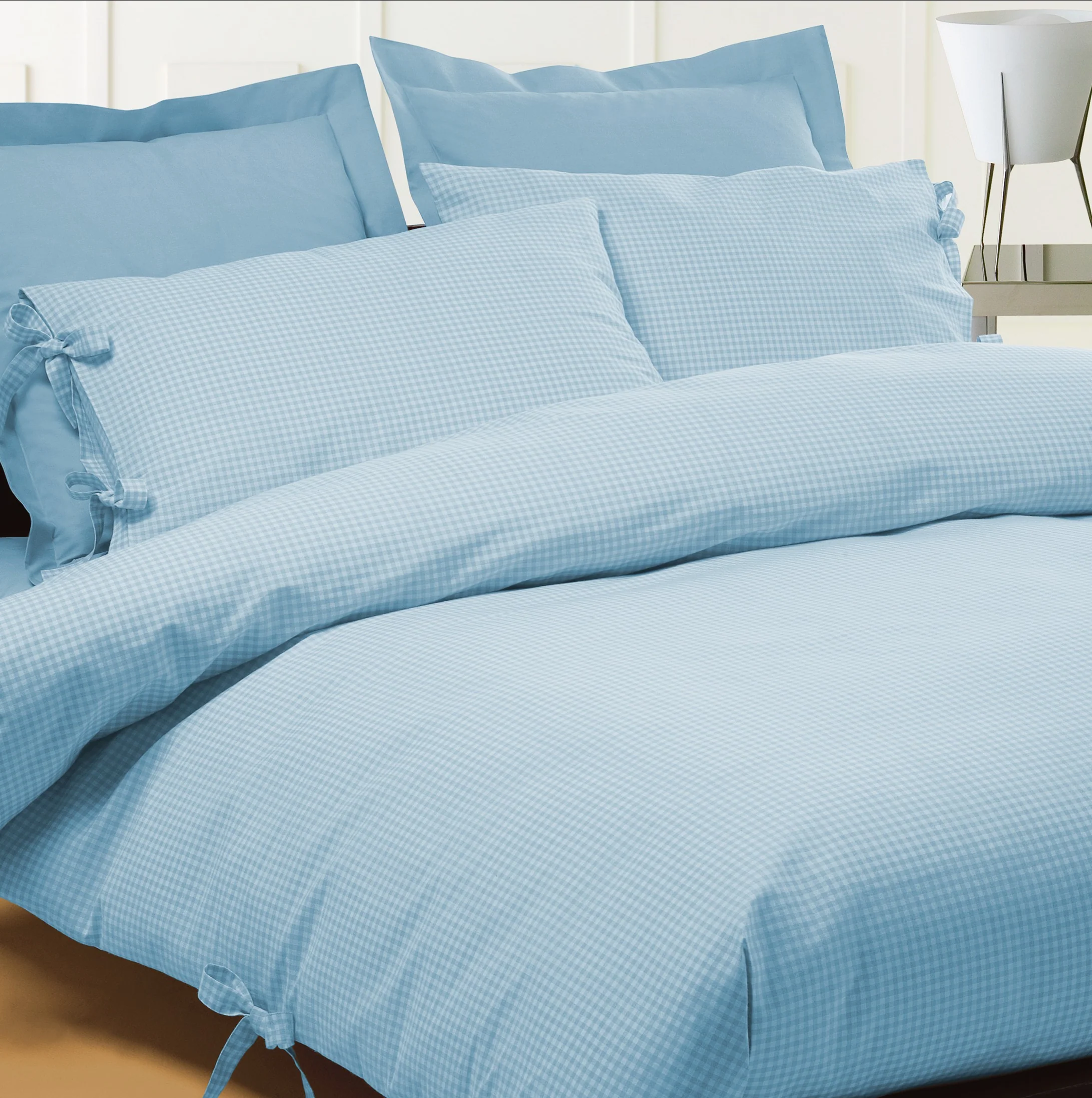 Copripiumino Con Federe In Percalle Luisiana Aspen Matrimoniale