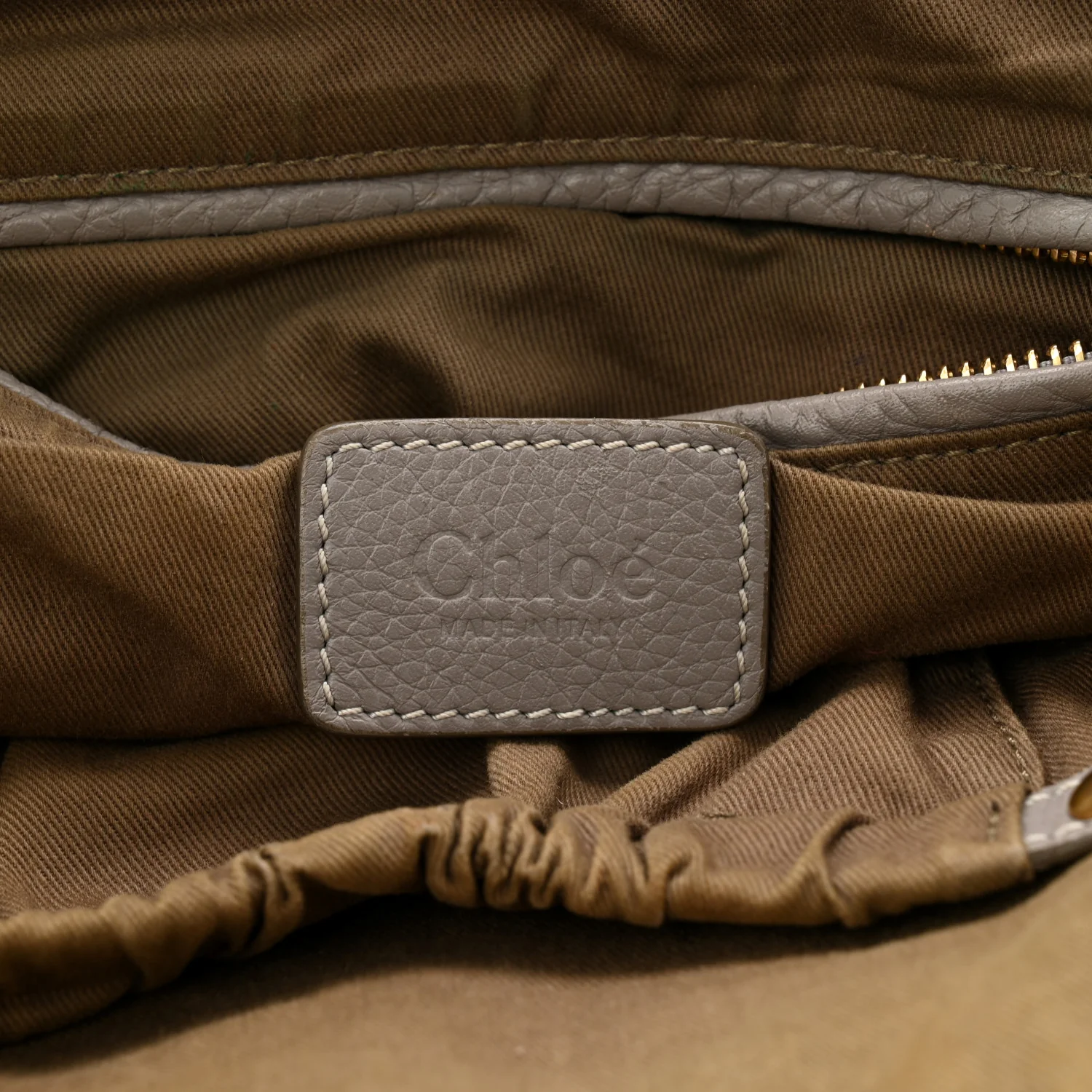 Calfskin Medium Marcie Satchel Cashmere Grey - Top Club