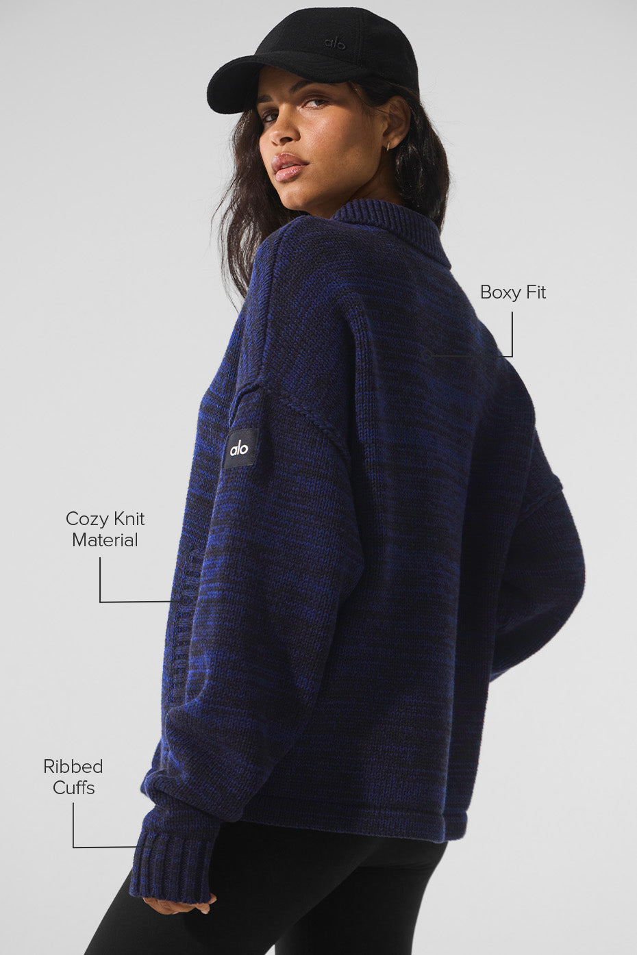 COACH Heritage Full Zip Sweater