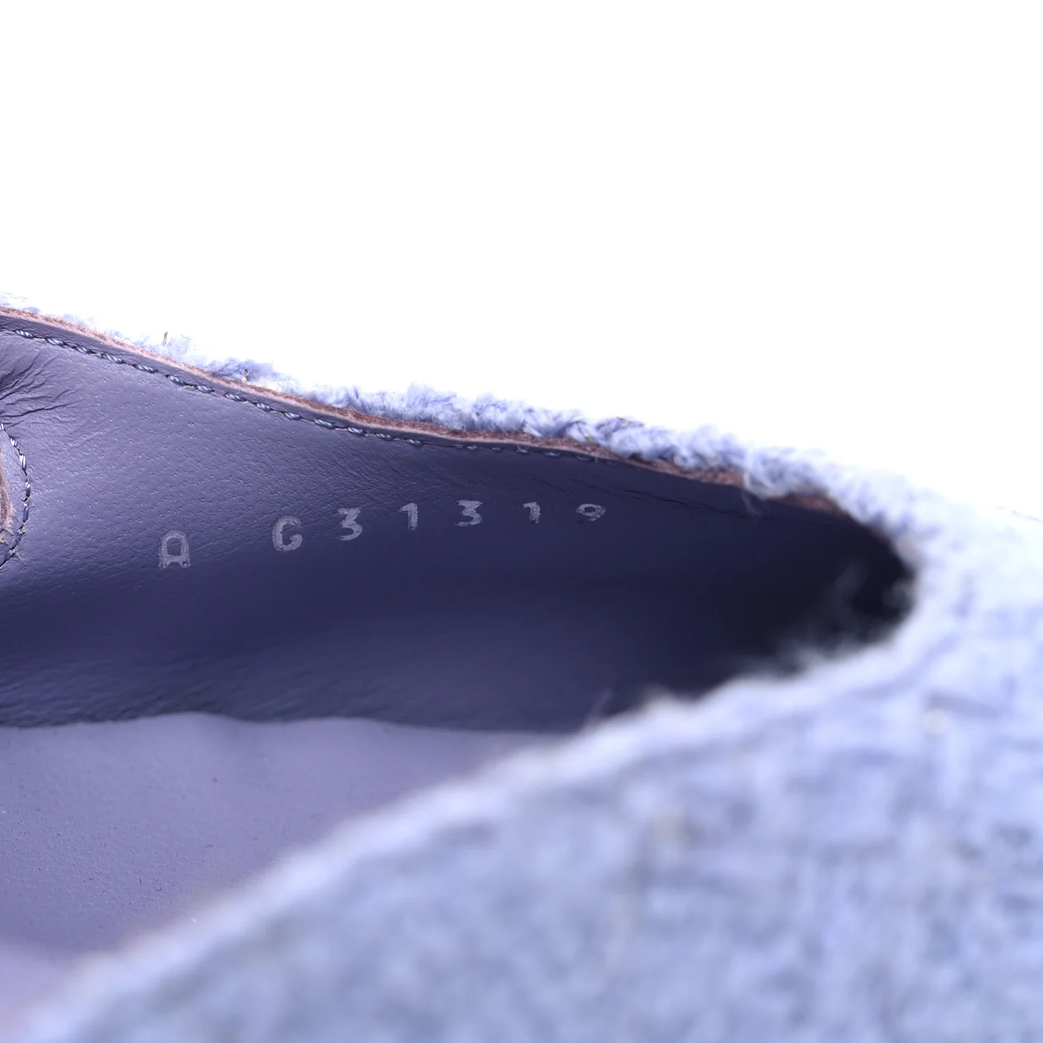 Iridescent Wool Tweed Patent Cap Toe CC Slingback Flats 40 Light Purple Silver Black - Top Club