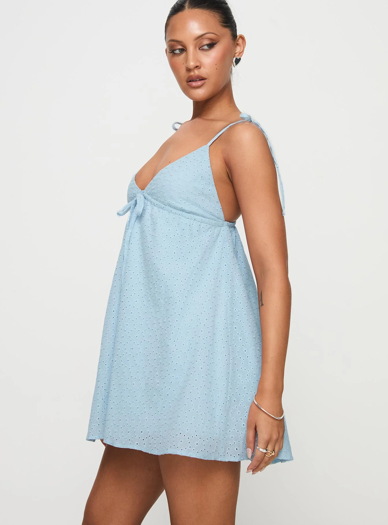Pavlos Mini Dress Light Blue