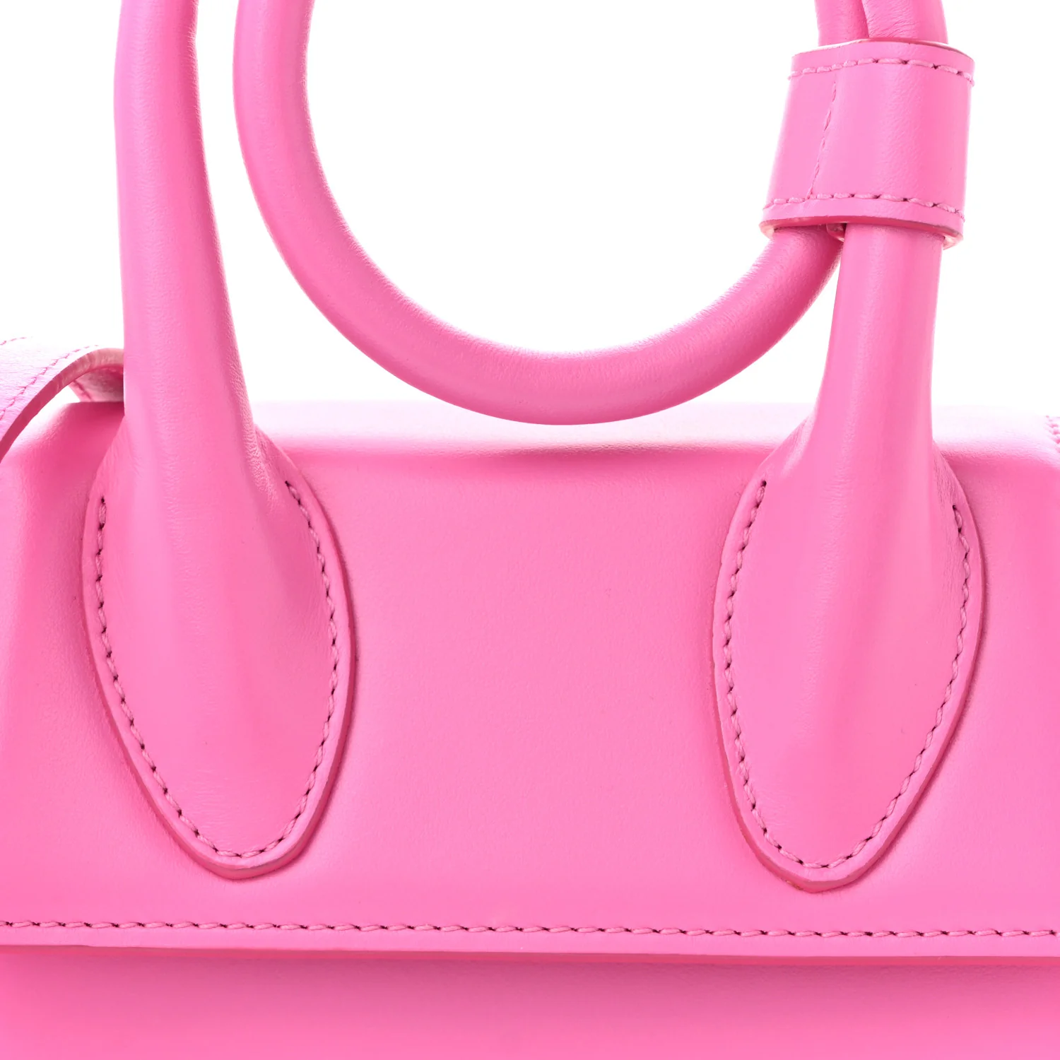 Calfskin Le Chiquito Noeud Dark Pink - Top Club