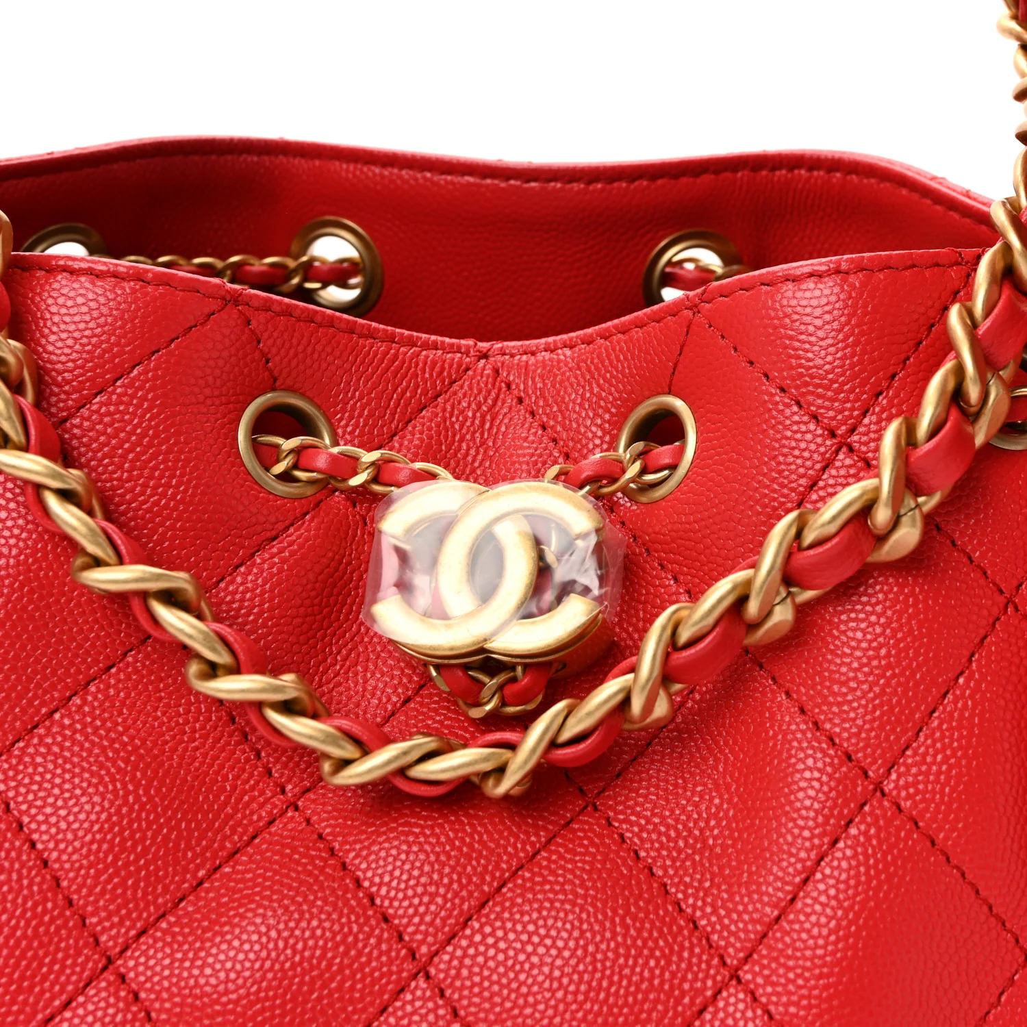 Caviar Quilted Small Chanel 25 Handbag Dark Red - Top Club