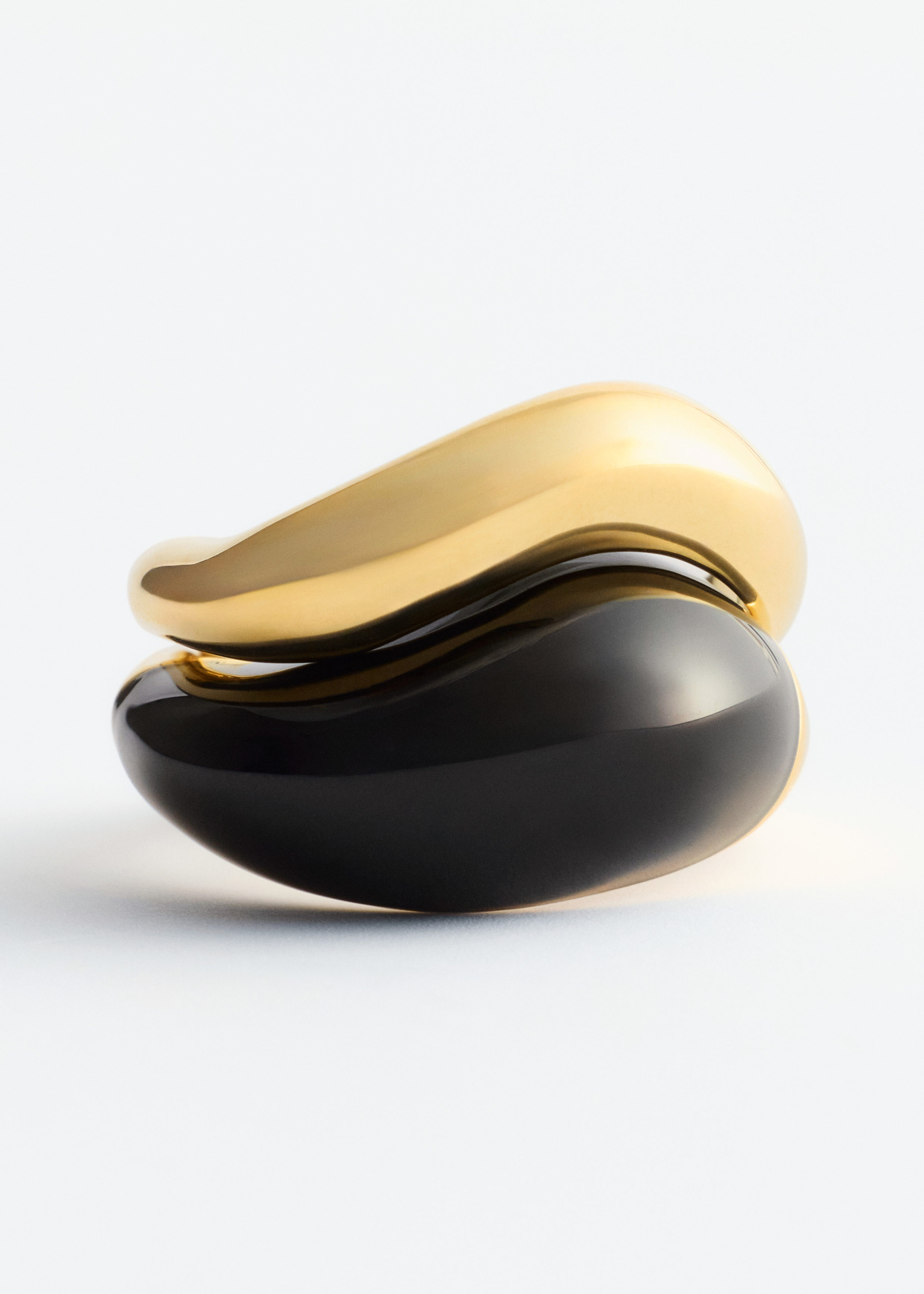 & Other Stories SCULPTURAL 2-PACK RING SET