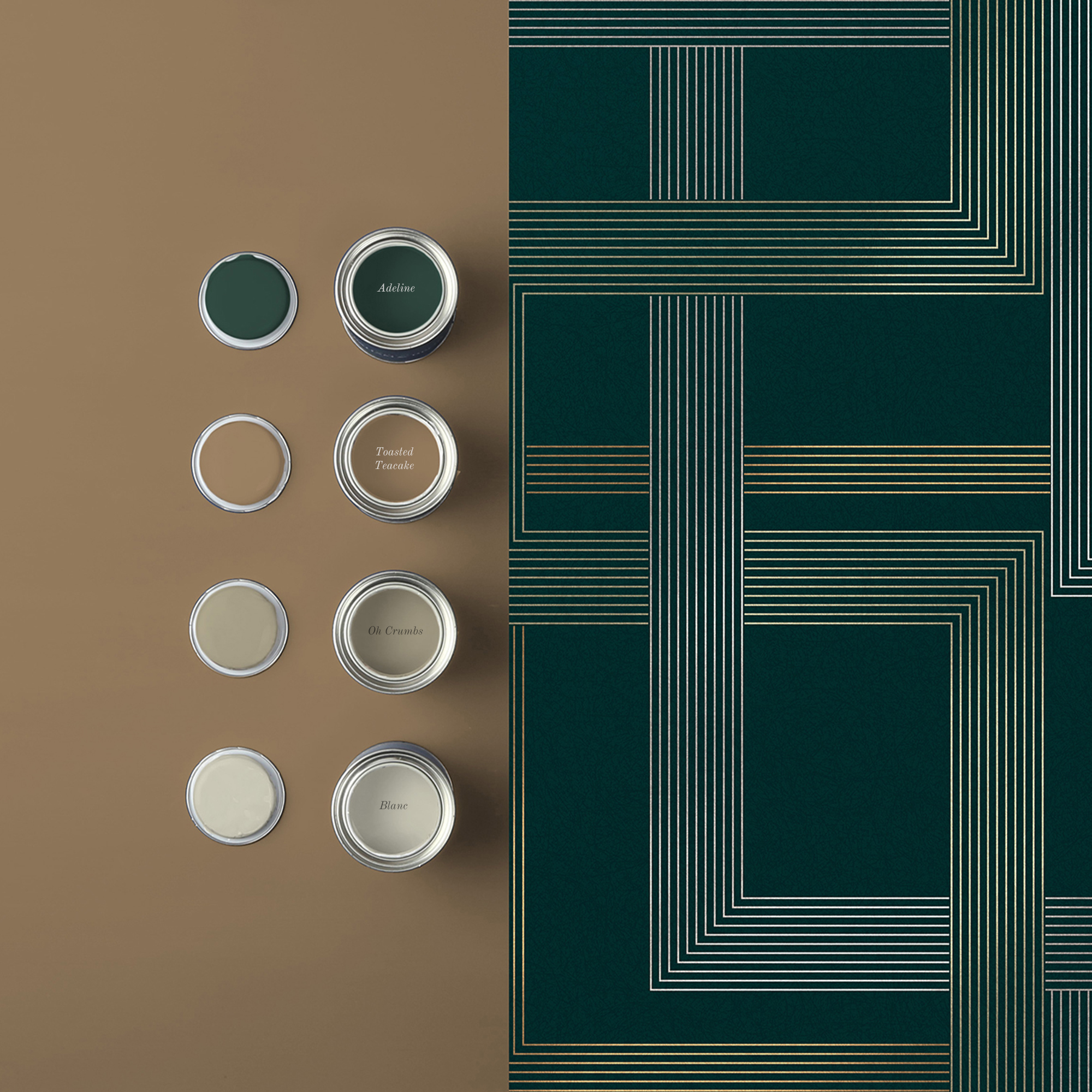 Graham & Brown vliesbehang Entwine Emerald Graham & Brown  vliesbehang  Entwine Emerald