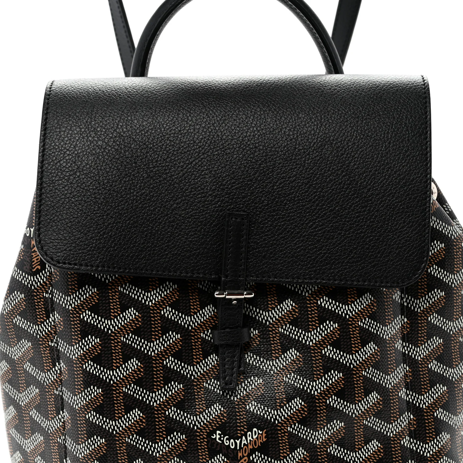 Goyardine Calfskin Mini Alpin Backpack Black - Top Club