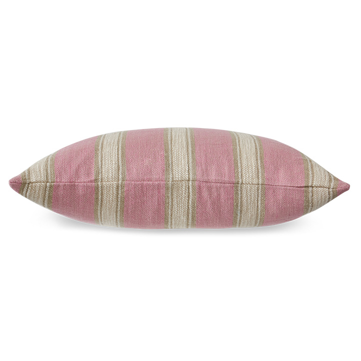 Sierkussen Woven striped blush 60x40 cm