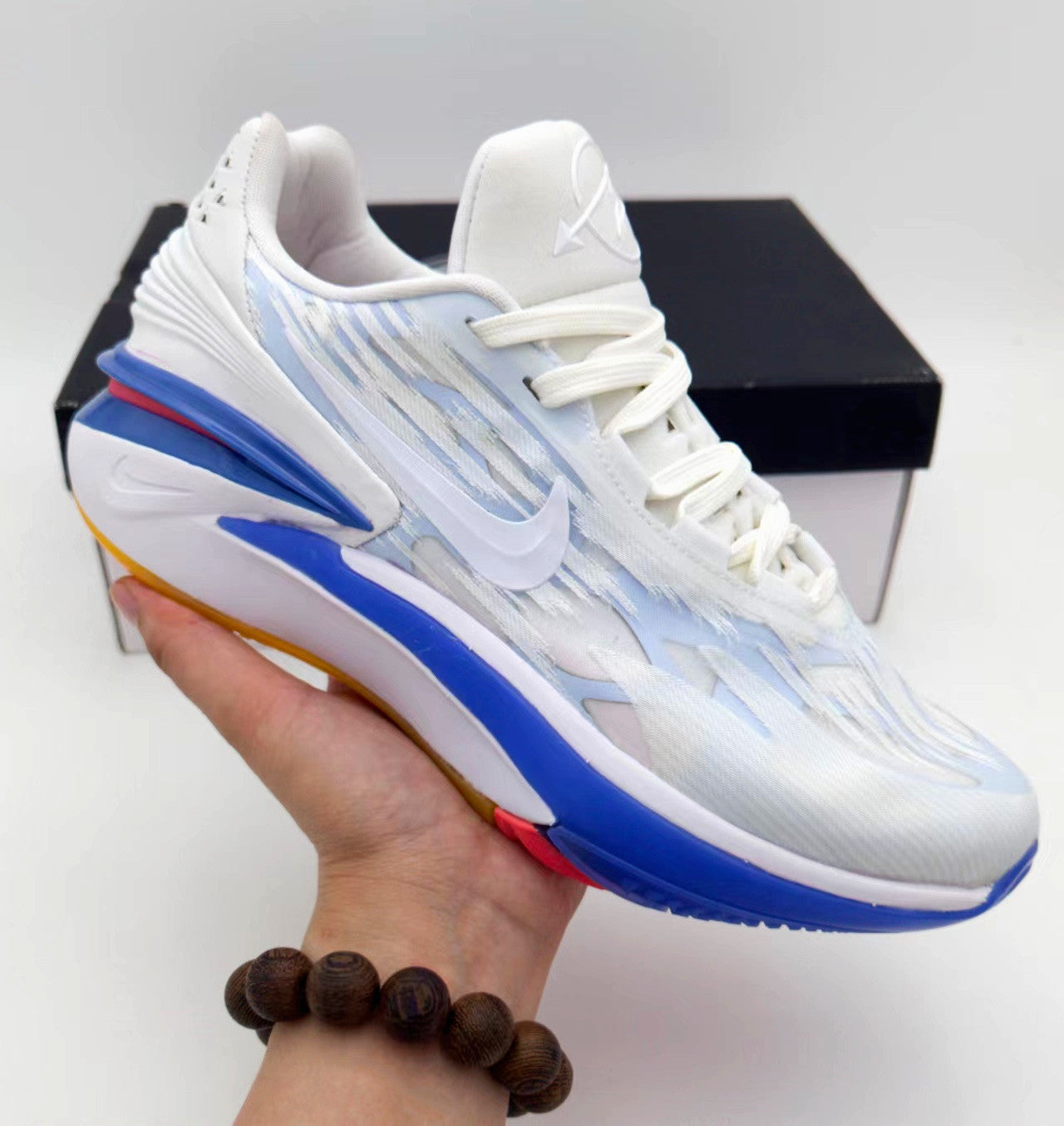 NIKE ZOOM GT CUT 2 x SUMMIT WHITE BLUE - Sneaker Replica Workshop