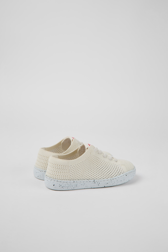 Peu Touring White fabric shoes for children