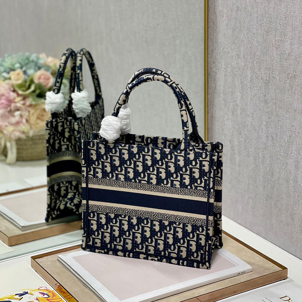 SMALL DIOR BOOK TOTE - Top Club