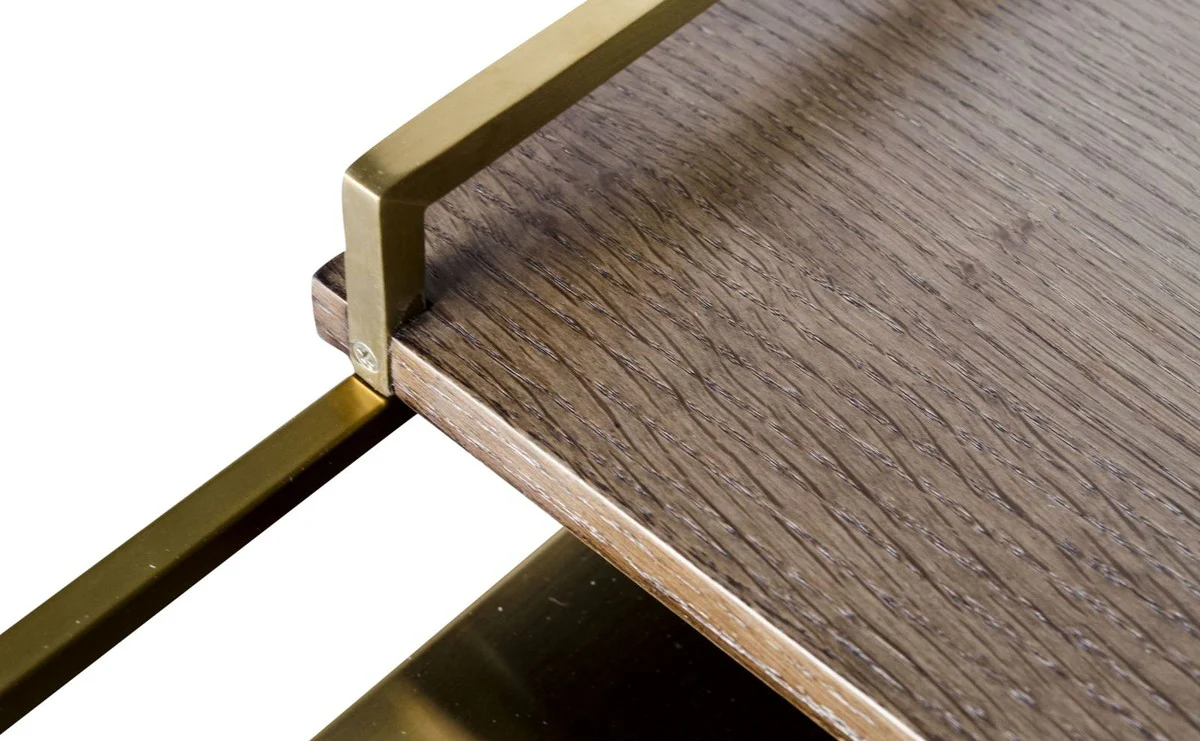 Luxury designer side table gold 45 x 45 x H. 80.5 cm - designer furniture