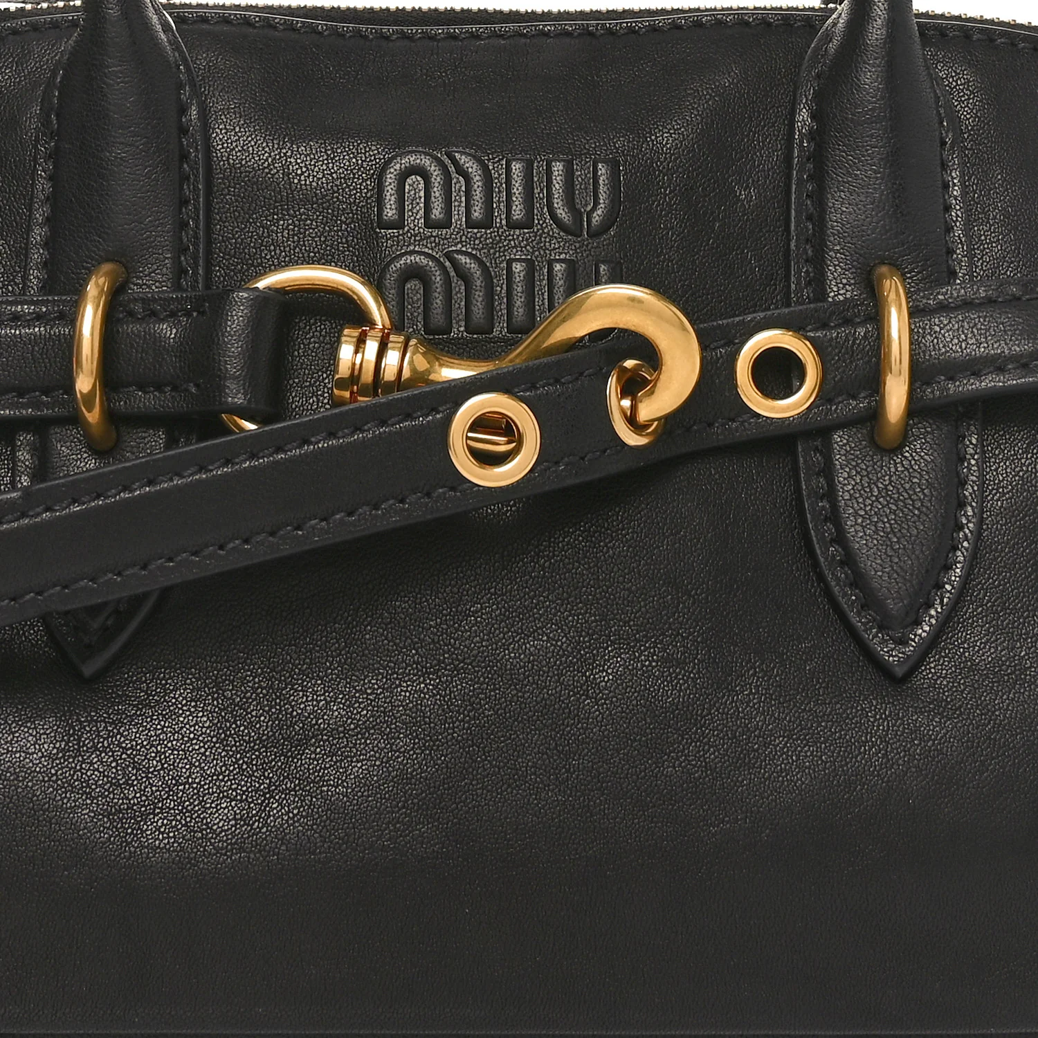 Nappa Aviator Regular Aventure Bag Black - Top Club