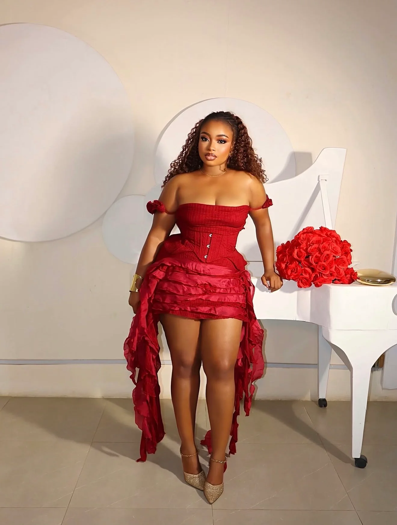 Three-piece corset dress - XYPARS