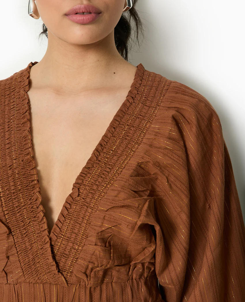 Pimkie Blouse décolletée avec manches chauve-souris