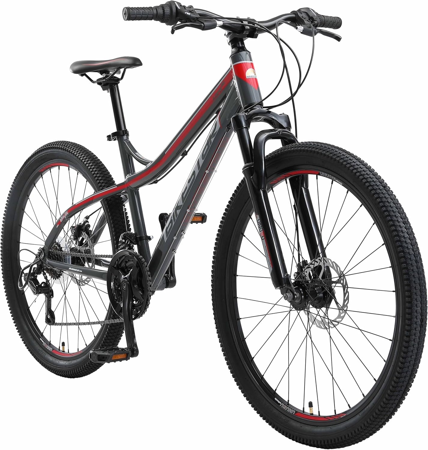 BIKESTAR Hardtail Mountain Bike in Alluminio, Freni a Disco, 26 27.5 29