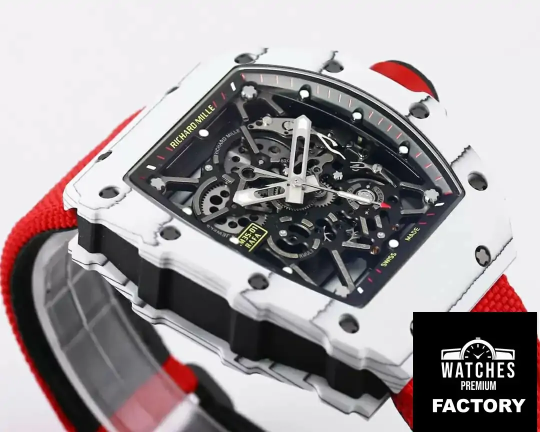 Richard Mille RM35-01 BBR Factory Red Fabric Strap