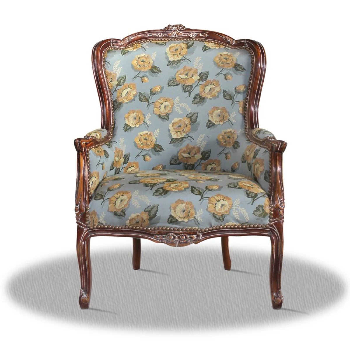 Baroque armchair with floral pattern - Hotel collection