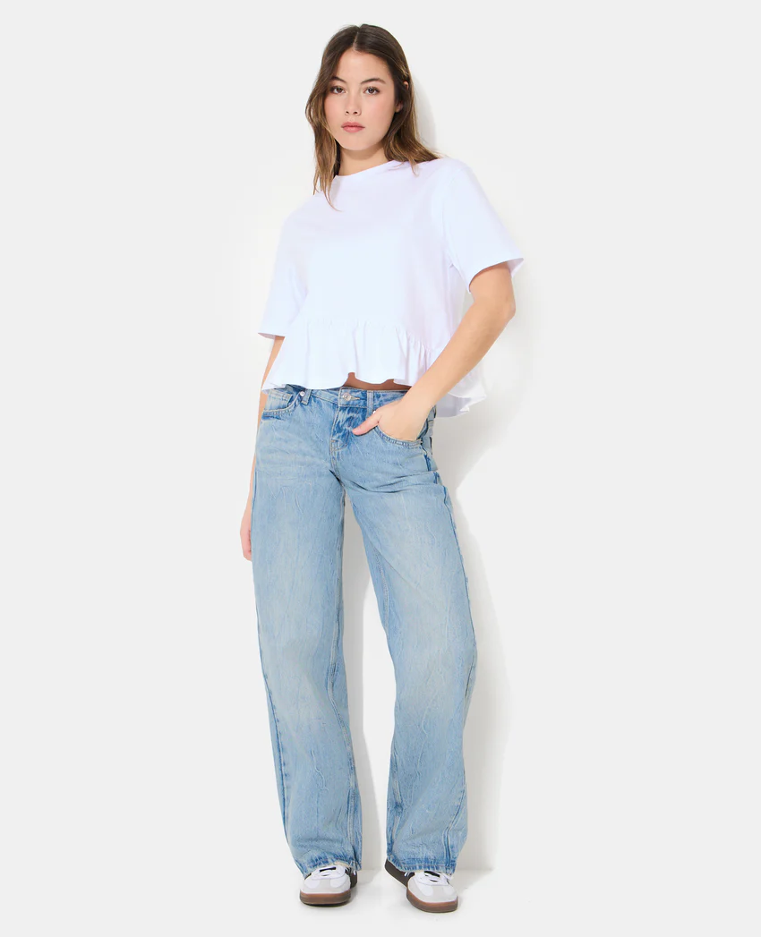 Pimkie T-shirt avec volant asymétrique