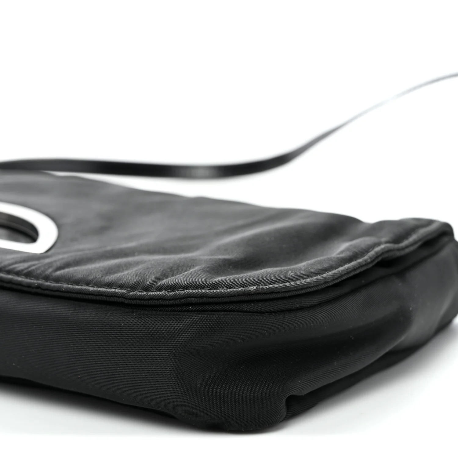 Nylon Malice Shoulder Bag Black - Top Club