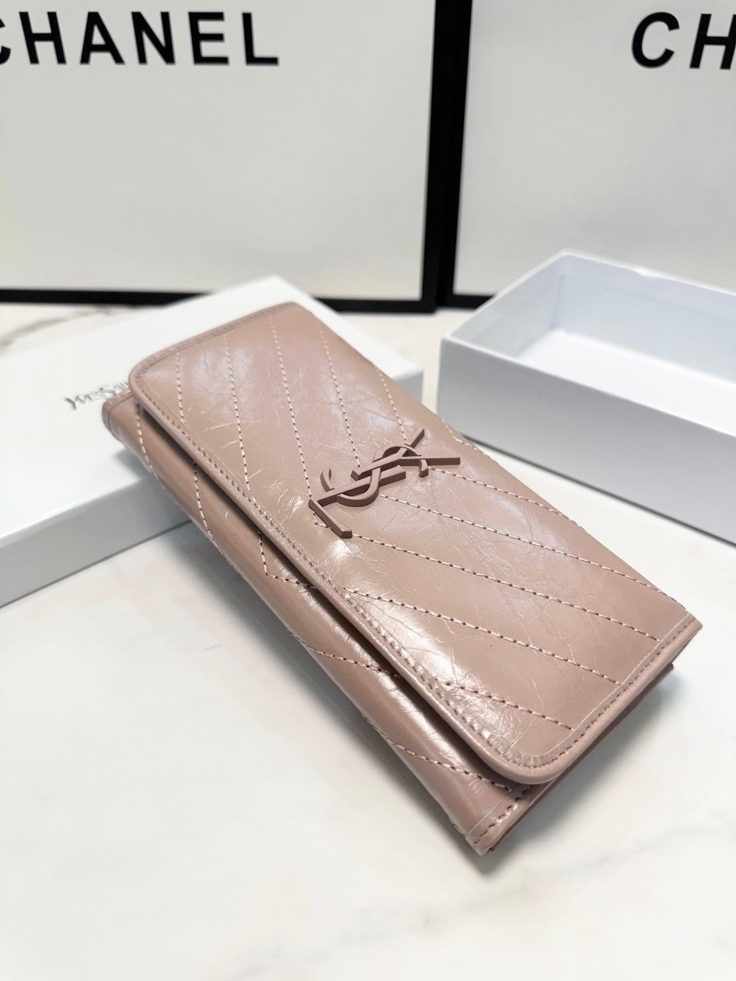 Y new arrival women wallet pink size: 19*10 cm - Top Club