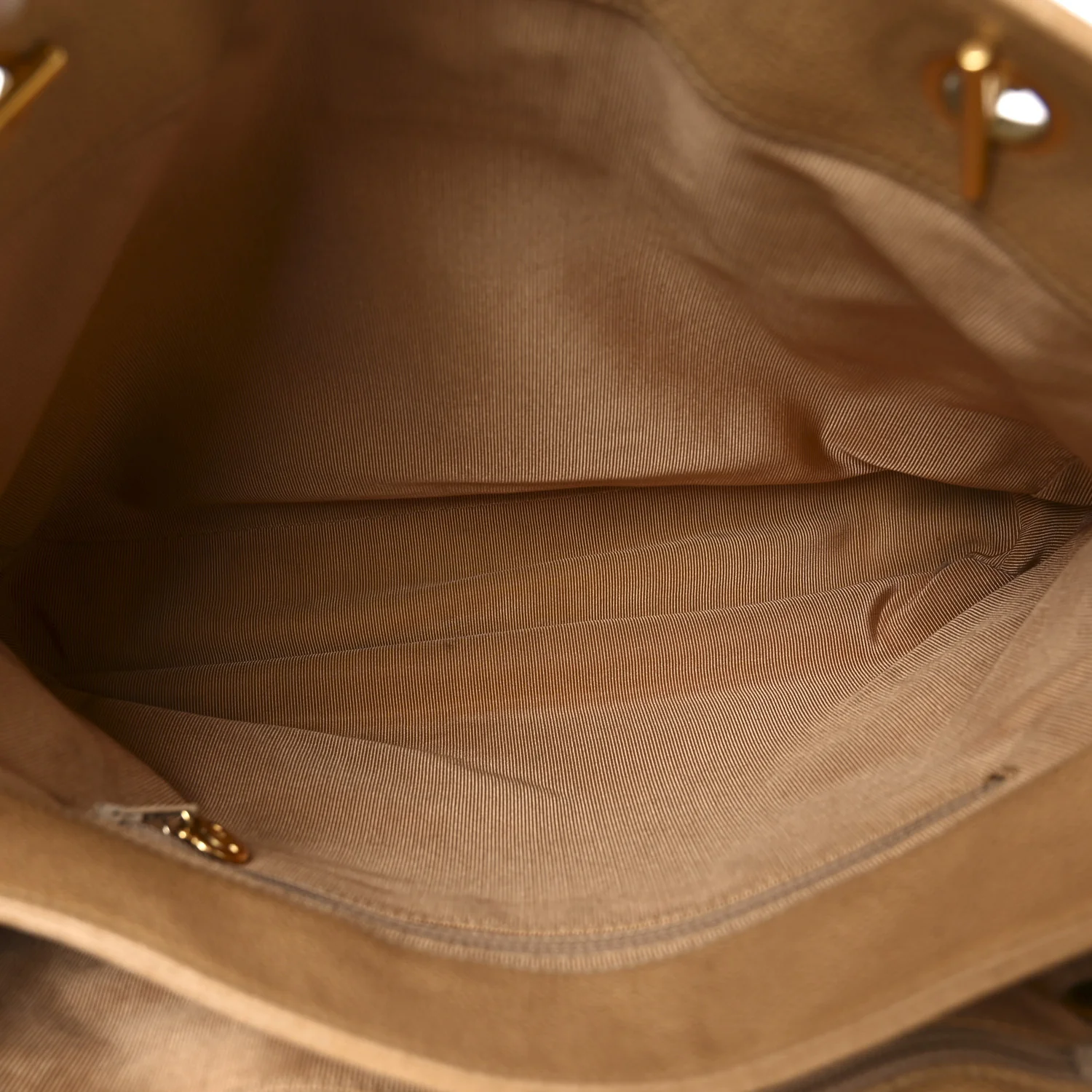 Caviar Turnlock Tote Beige - Top Club