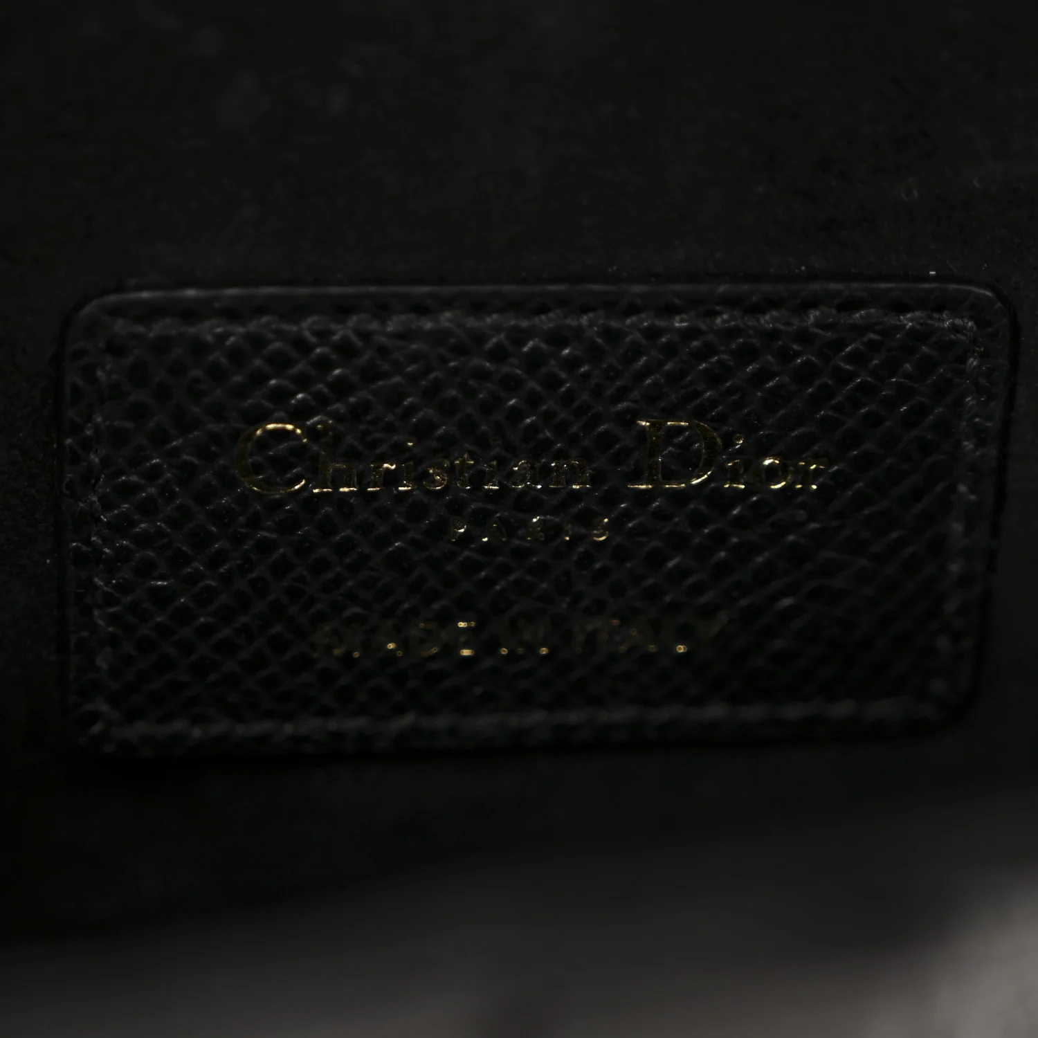 Grained Calfskin Mini Saddle Bag With Strap Black - Top Club