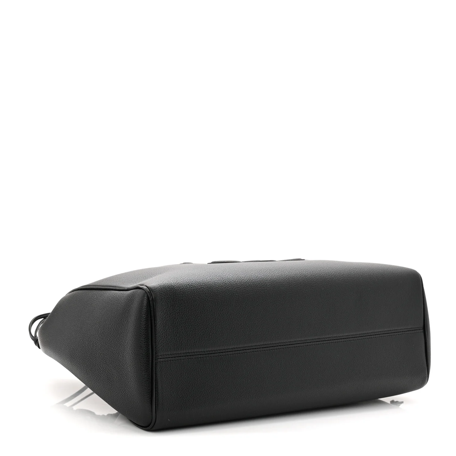 Calfskin Cuir Triomphe Cabas Drawstring Black - Top Club