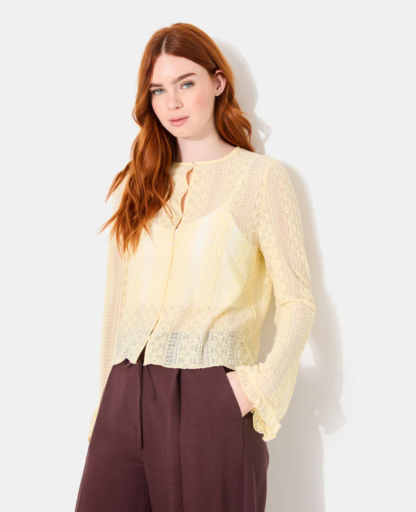 Pimkie Top en dentelle avec manches flare