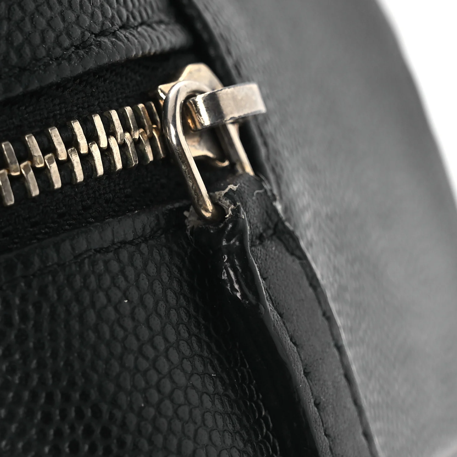 Caviar Quilted CC Filigree Vanity Clutch With Chain Black - Top Club