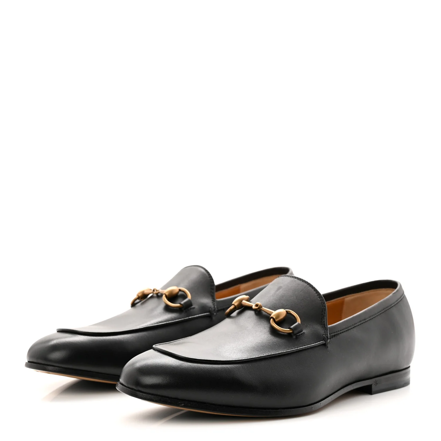 Calfskin Horsebit Mens Jordaan Loafers 8 Black - Top Club
