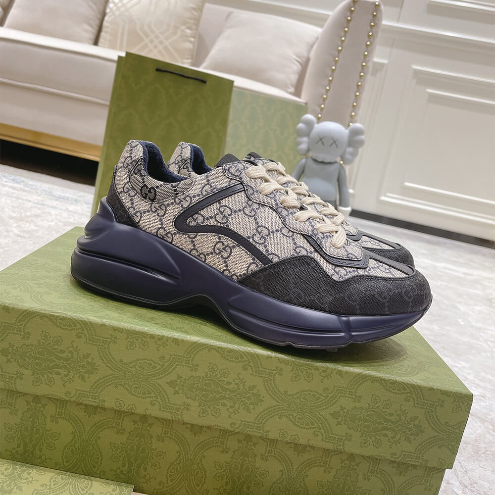 Gucci Multicolor GG Supreme Rhyton Sneaker - Top Club