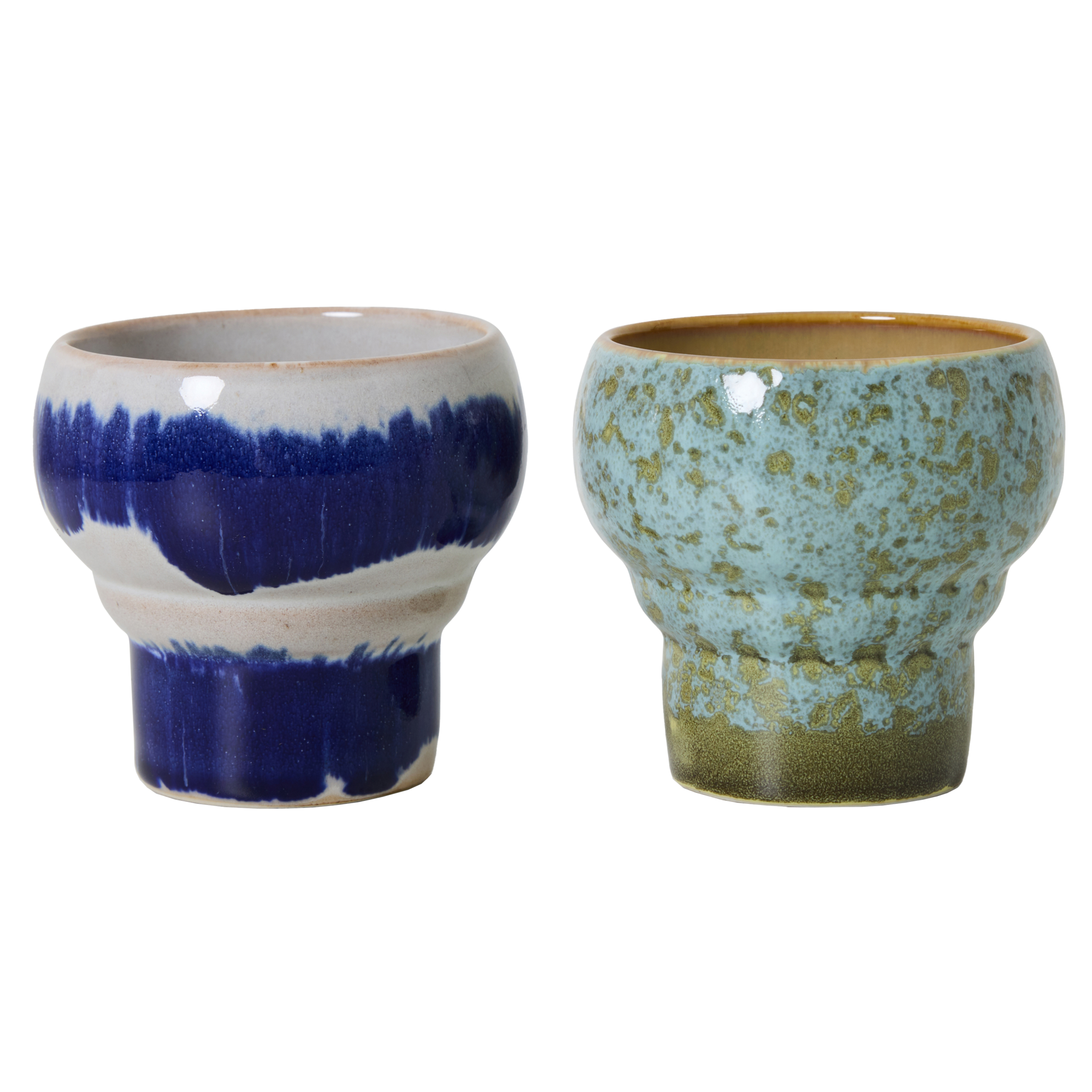 Servies 70's Ceramics Lungo mok Symbolist - set van 2