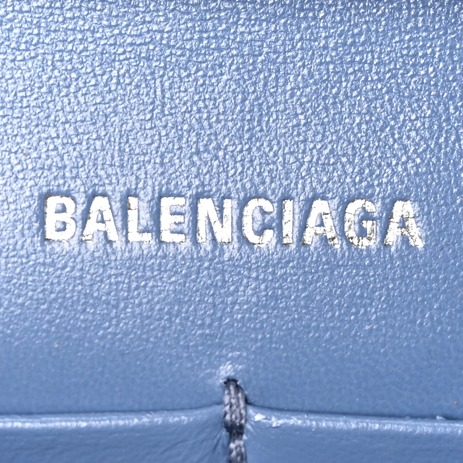 Denim BB Monogram Hourglass Chain Bag Blue - Top Club