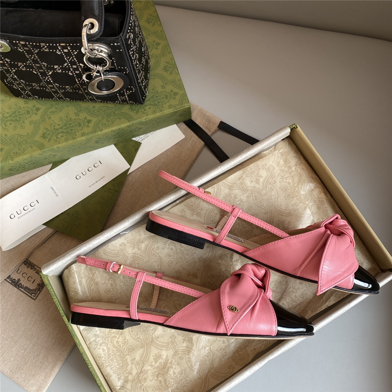 gucci new bunny ear bowknot ballet shoes - Sneaker Replica Workshop