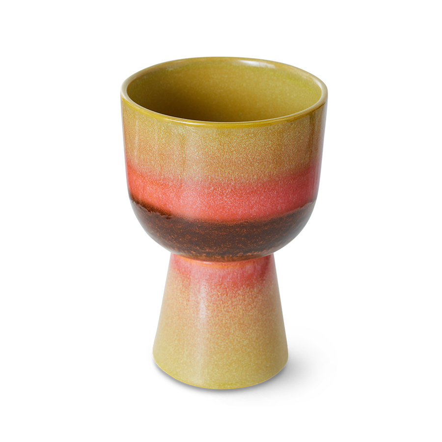 Bloempot Retro lime green