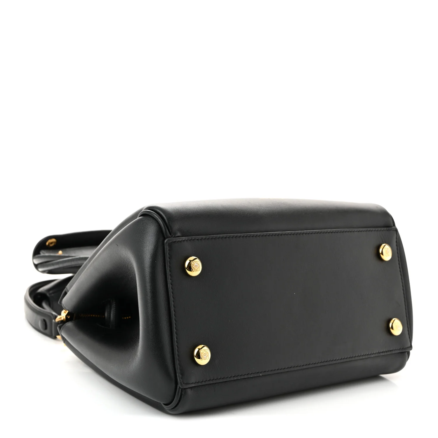 Supple Calfskin Small Madrid Bag Black - Top Club