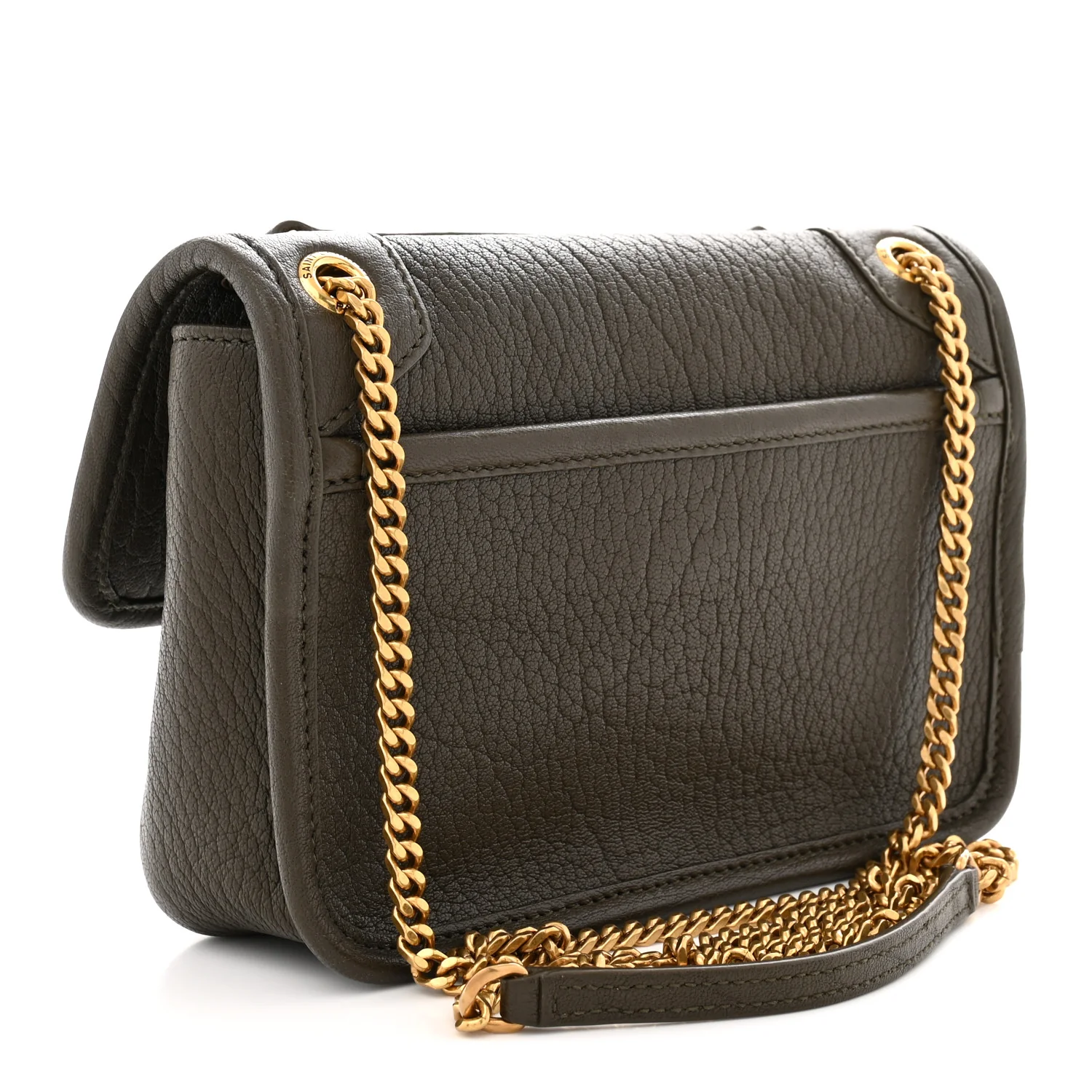 Grained Lambskin Monogram Mini Niki Chain Satchel Light Musk - Top Club