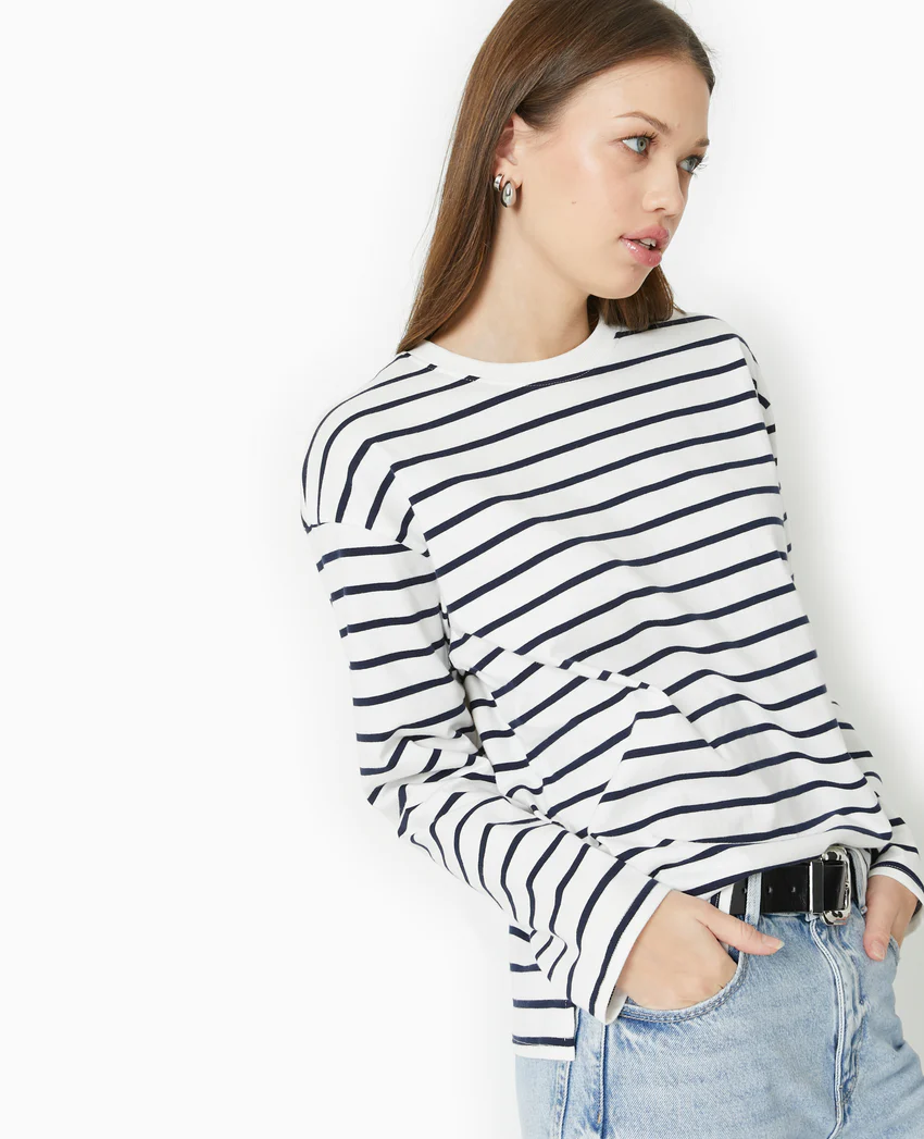 Pimkie Marinière oversize manches longues
