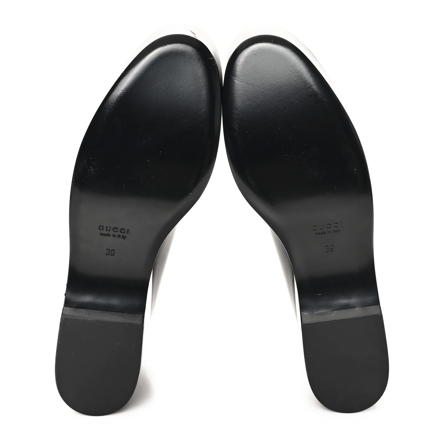 Ancora Calfskin Womens Horsebit Platform Loafers 39 Black - Top Club