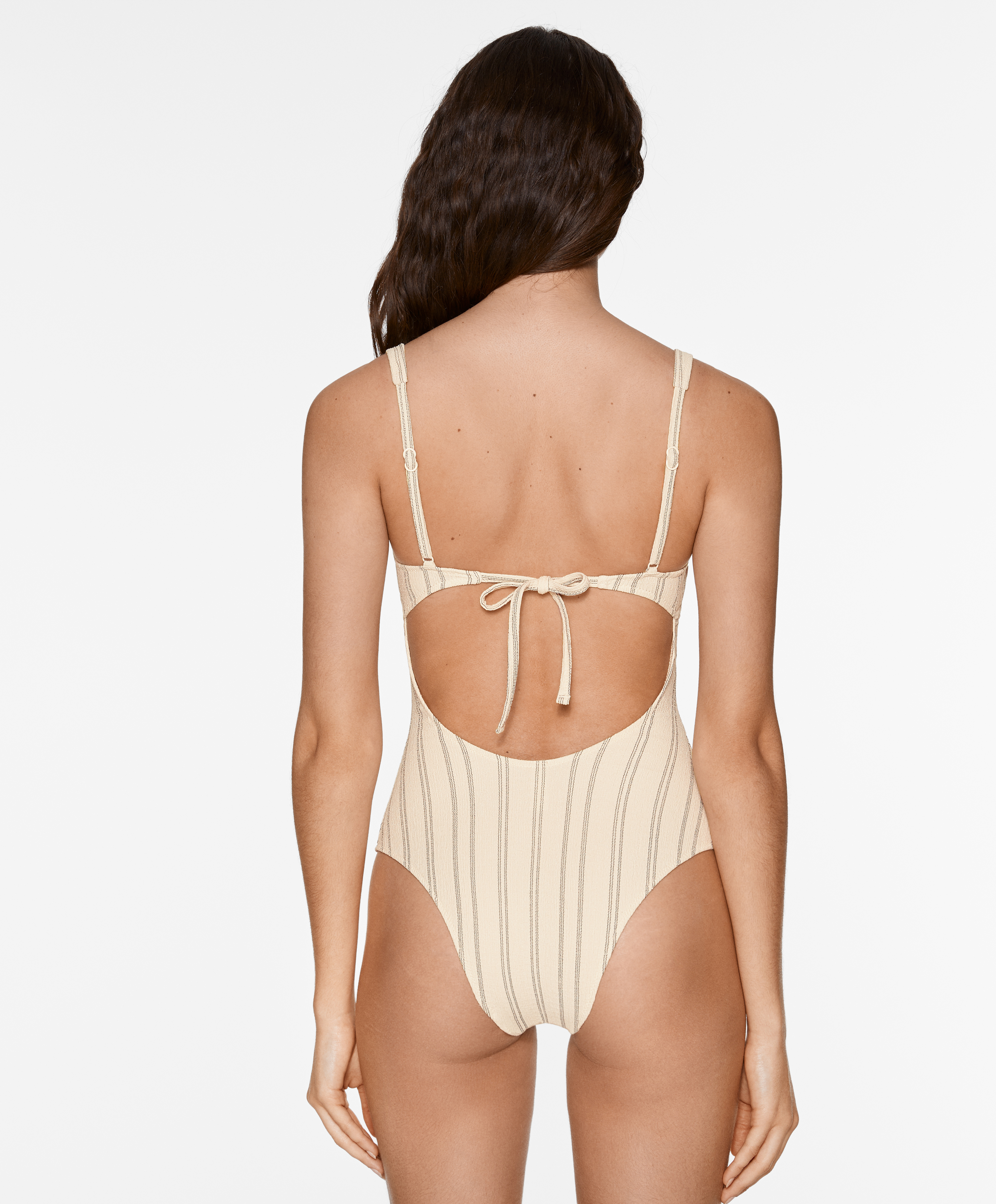 OYSHO Rustic stripe triangle swimsuit