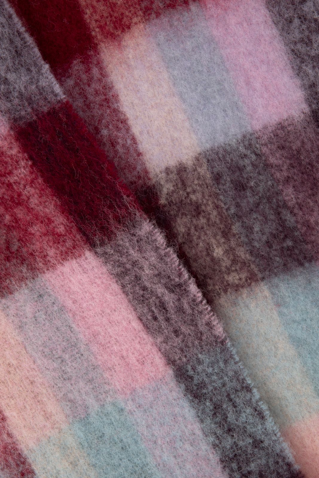 Multicolour geruite sjaal