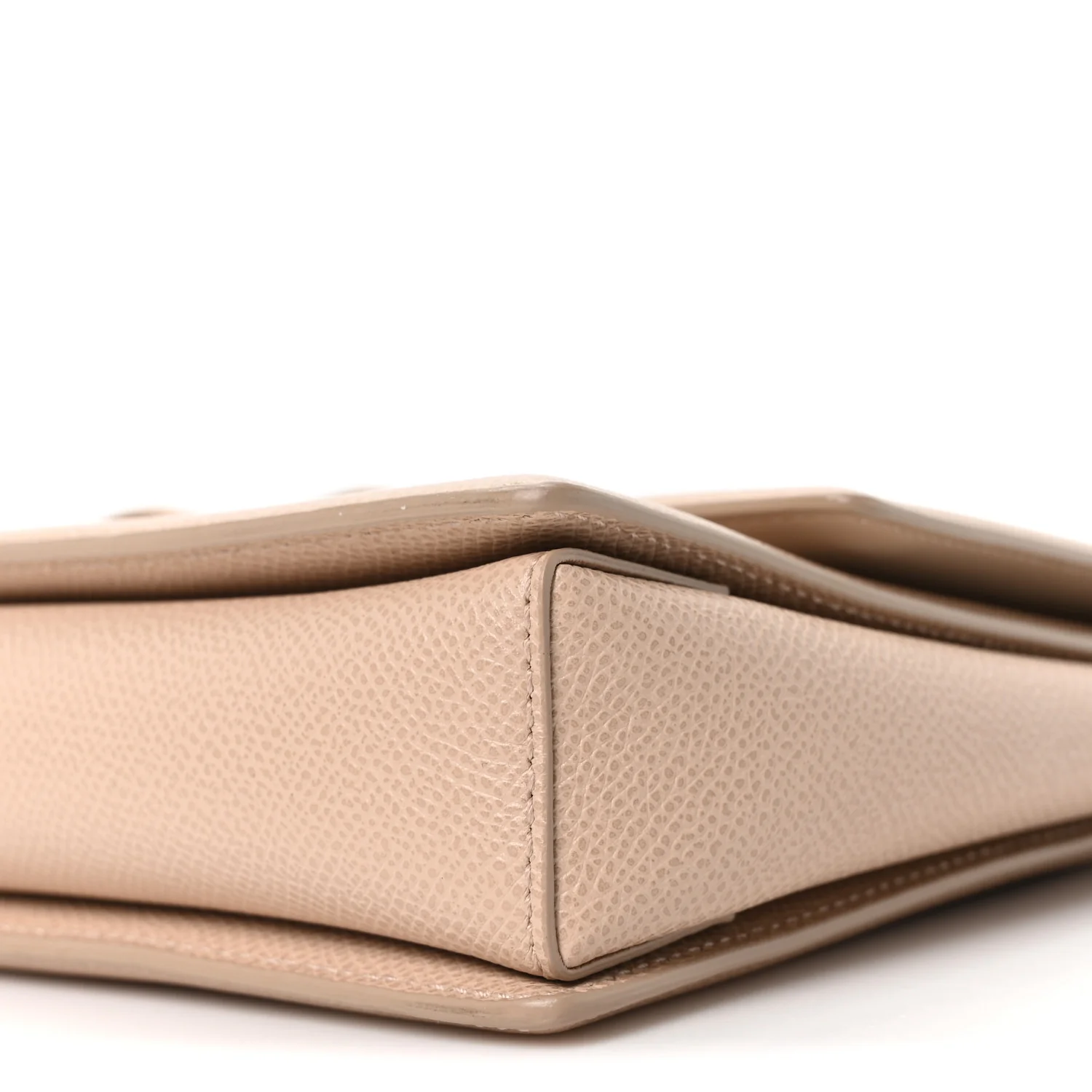 Printed Calfskin Ginny Shoulder Bag Beige - Top Club