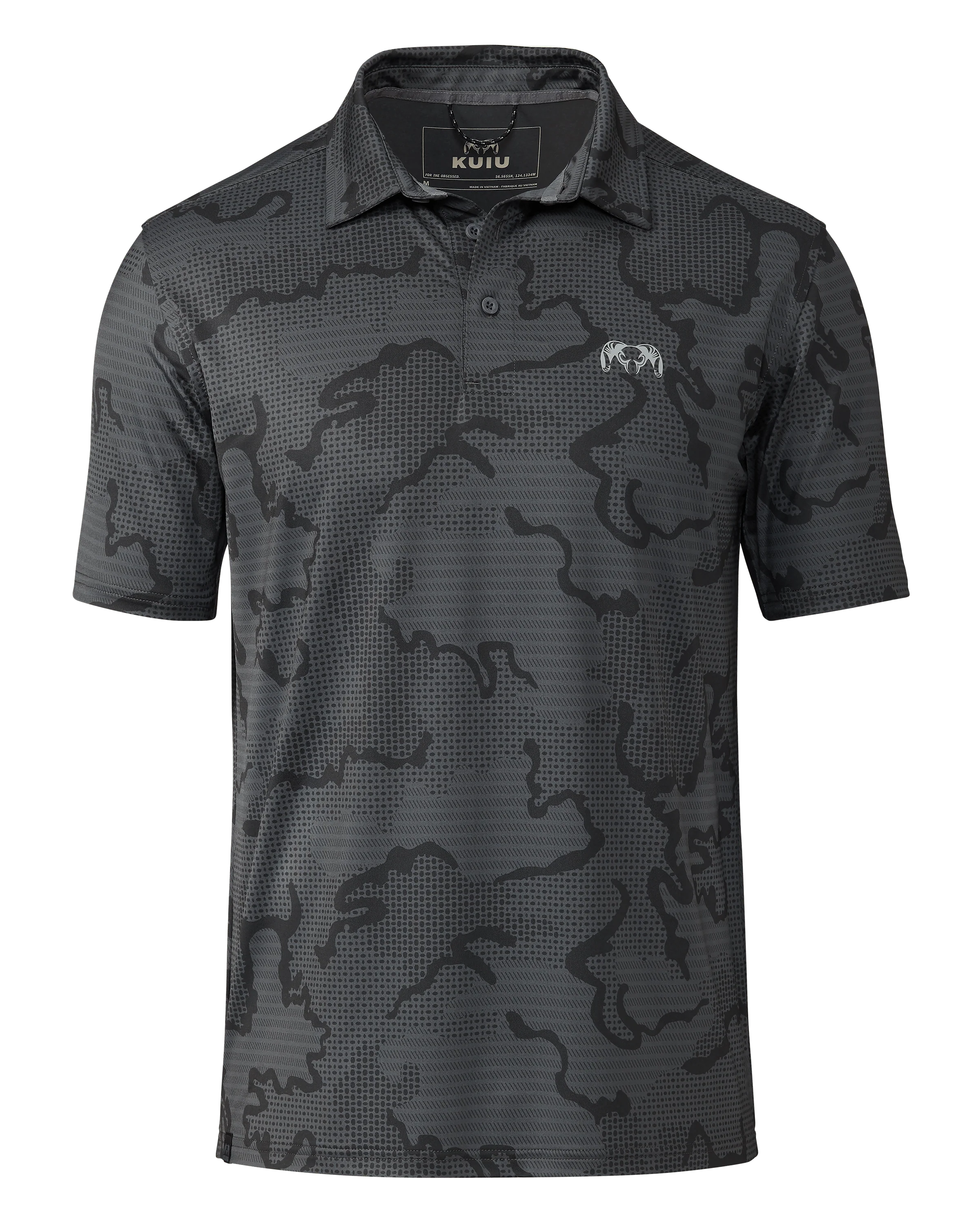 KUIU Performance Polo | Gunmetal Tonal