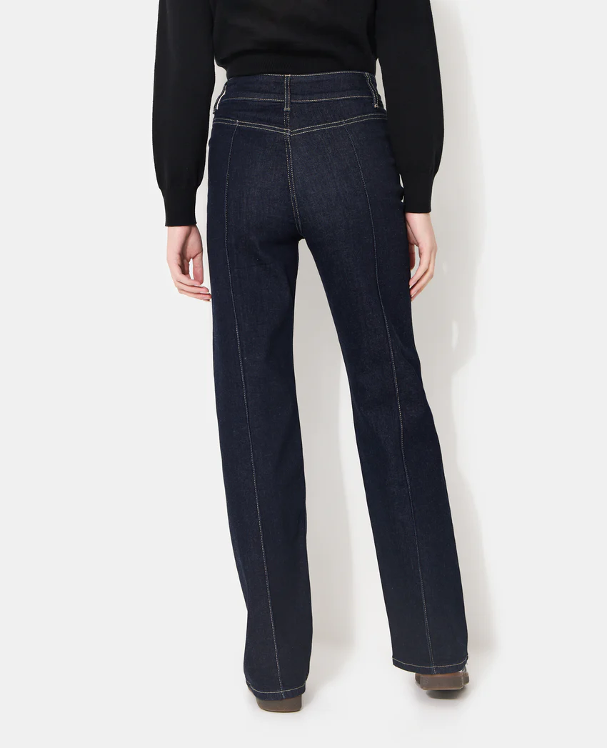 Pimkie Jean straight taille haute avec détails coutures